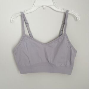 Athleta Size S Gray Workout Athletic Sports Bra